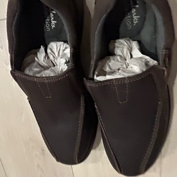Clarks Cotrell Step Slip On Men's Casual Shoes - Brown Size 11 NEW - Picture 1 of 7